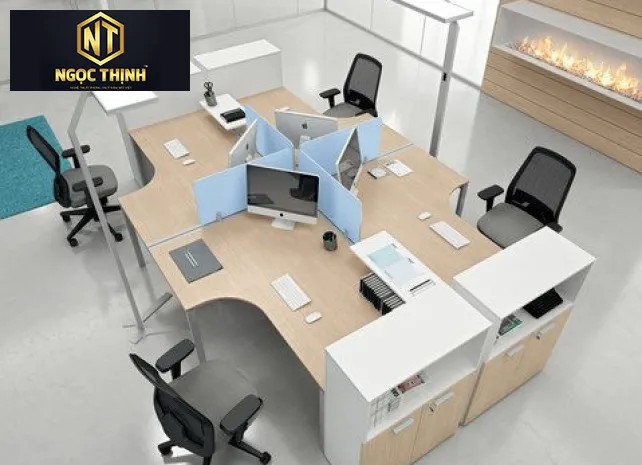 CỤM BÀN LÀM VIỆC VĂN PHÒNG - CBLVVVP06